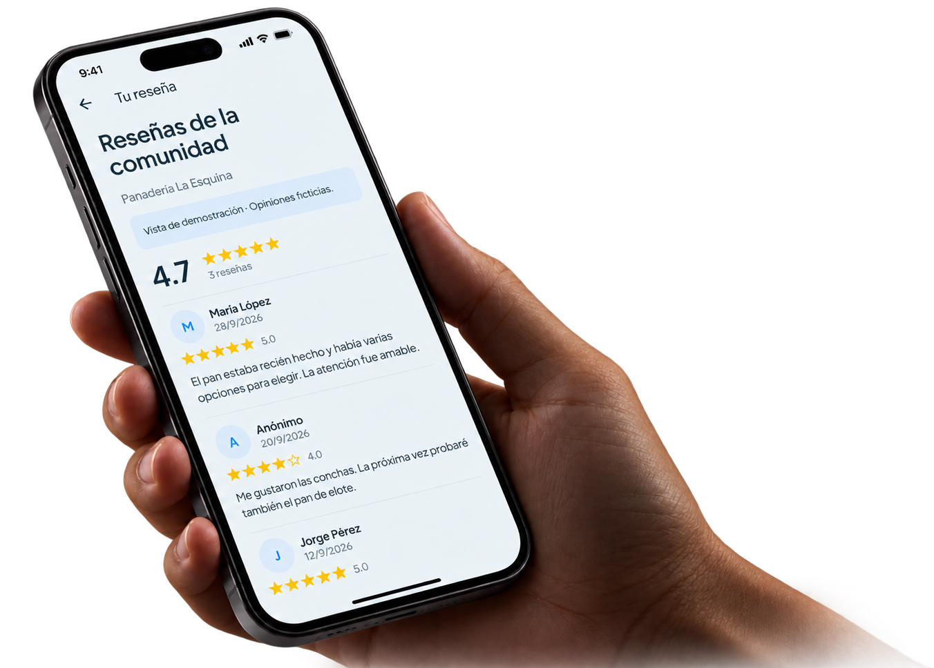 App móvil UbiLocal